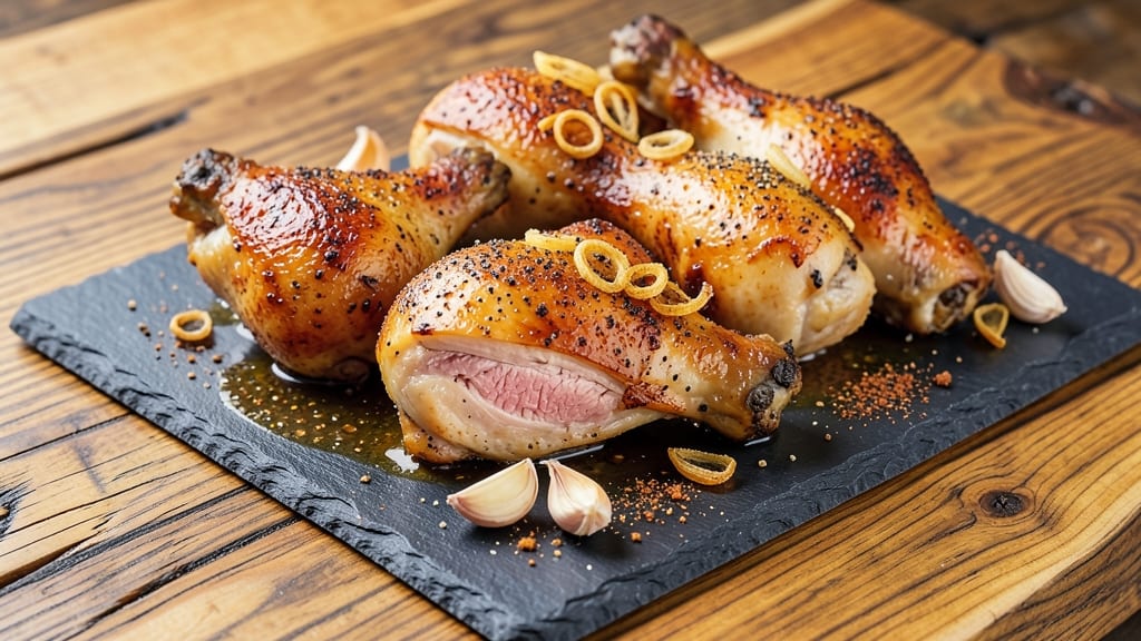 Oven-Roasted Chicken Legs and Thighs Recipe: Crispy Skin, Juicy Meat in One Pan