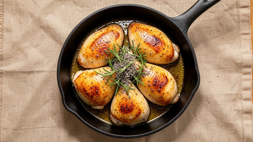 Simple Chicken Recipe: One-Pan Juicy Crispy in 25 Minutes
